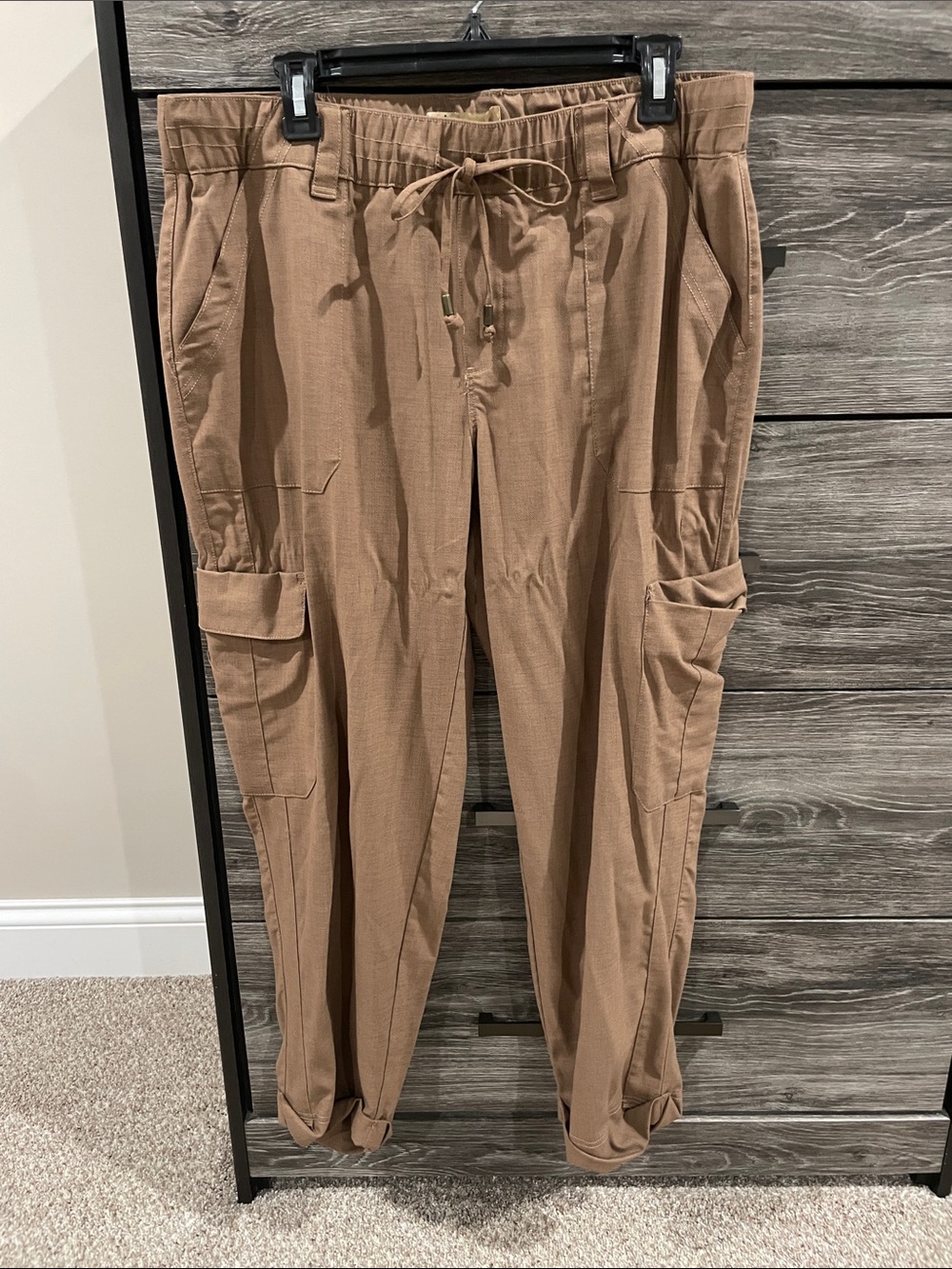 Women’s Democracy Jogger Pants with Drawstring - Brown